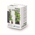 Květináč Prosperplast MINI CASCADE sada květináčů s nůžkami na bylinky antracit