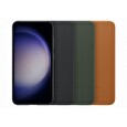 Samsung Kožený zadní kryt pro Samsung Galaxy S23+ Green