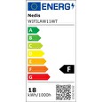Nedis Wi-Fi chytré stropní LED světlo/ kulaté/ průměr 26 cm/ teplá až studená bílá/ RGB/ 1820 lm/ 18W/ IP20/ Android&iOS