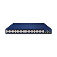 Planet GS-4210-48P4S L2 switch, 48x1Gb, 4x1Gb SFP, 48x PoE 802.3at 600W, QoS