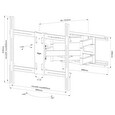 Neomounts Select WL40S-950BL18 / Screen Wall Mount (full motion, VESA 800X600) / Black