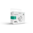 Adaptér FIXED Cestovní pro EU, UK a USA/AUS, s 3xUSB-C a 2xUSB výstupem, GaN, PD 65W, bílý