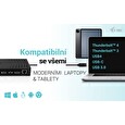 I-TEC USB 3.0 / USB-C / Thunderbolt, 3x 4K Docking Station Gen 2 + Power Delivery 100W