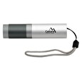 Svítilna Cattara kapesní LED 120lm ZOOM nabíjecí, stříbrná