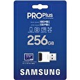Samsung/micro SDXC/256GB/USB 3.0/USB-A/Class 10/+ Adaptér/Modrá