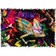 Puzzle dřevěné, barevné - Úžasný chameleon