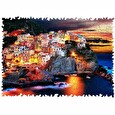 Puzzle dřevěné, barevné - Manarola v Itálii