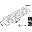 Karimatka Cattara TRACK 185x61cm nafukovací modrá