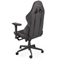Endorfy herní židle Scrim RD / kombinace textil / kůže / černočervená