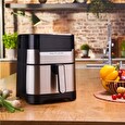 Fritéza Tefal Easy Fry&Grill EY505D15 2v1, horkovzdušná