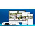 Tenda K8P-4CR - PoE kamerový set 4MPx, 8CH NVR + 8x IP kamera 4MPx IP67, zvuk, web. rozhraní, CZ app