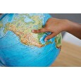 Glóbus Alaysky Globe 25 cm reliéfní fyzický a politický glóbus s LED podsvícením