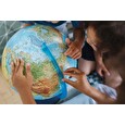 Glóbus Alaysky Globe 25 cm reliéfní fyzický a politický glóbus s LED podsvícením