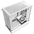 NZXT skříň H5 Flow RGB edition / 2x120 mm fan / USB 3.0 / USB-C 3.1 / RGB / průhledná bočnice / mesh panel / bílá