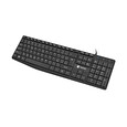 Natec klávesnice Nautilus 2/Drátová USB/CZ-SK layout/Černá