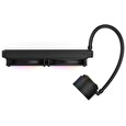NZXT vodní chladič Kraken 280 ELITE RGB / 2x140mm RGB fan / 4-pin PWM / LCD disp. / 6 let