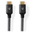 Nedis PROFIGOLD High Speed HDMI 2.0 kabel s ethernetem/ 4K@60Hz/ zlacené konektory HDMI-HDMI/ bavlna/ šedý/ BOX/ 3m