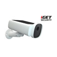 iGET SECURITY EP29 White - WiFi solární bateriová FullHD kamera, IP66, samostatná i pro alarm M5