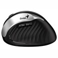Genius Ergo 8250S Silver Grey/ vertikální/ 1600 dpi/ bezdrátová/ 6tlačítek/ tichá/ černostříbrná