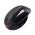 C-TECH myš VEM-07, vertikální, bezdrátová, 5 tlačítek, černá, USB nano receiver