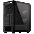 Endorfy skříň Arx 500 Air / ATX / 5 x 140 fan (až 7 fans) / 2xUSB-A / USB-C / tvrzené sklo / mesh panel / černá