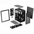 Endorfy skříň Arx 500 Air / ATX / 5 x 140 fan (až 7 fans) / 2xUSB-A / USB-C / tvrzené sklo / mesh panel / černá