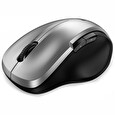 Genius Ergo 8200S Silver/ 1200 dpi/ bezdrátová/ USB Type-C/ 5tlačítek/ tichá/ BlueEye senzor/ stříbrná