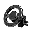 Magnetický držák FIXED MagMount Vent do ventilace s podporou MagSafe, kovový, černý
