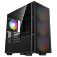 DEEPCOOL skříň CH560 / MidT/ 3x140 a 120mm ARGB fan / USB 3.0 / tvrzené sklo / černá