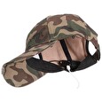 LED kšiltovka SIXTOL se světlem B-CAP 25lm, nabíjecí, USB maskáčová