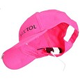 LED kšiltovka SIXTOL se světlem B-CAP 25lm, nabíjecí, USB růžová