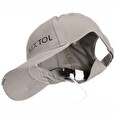 LED kšiltovka SIXTOL se světlem B-CAP 25lm, nabíjecí, USB šedá