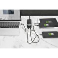 DIGITUS 4portový nabíjecí adaptér USB, 65W GaN 65W, 2x USB-C, 2x USB-A, PD3.0