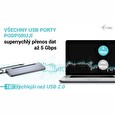 I-TEC USB-C Metal Ergonomic 3x 4K Display Docking Station + Power Delivery 100 W