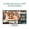 TP-LINK záznamové zařízení VIGI NVR1004H-4P 4 kanálů, 4x Lan s PoE, 2x USB