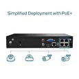 TP-LINK záznamové zařízení VIGI NVR1004H-4P 4 kanálů, 4x Lan s PoE, 2x USB