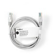 Nedis CCGL85101GY20 - Síťový Kabel Cat 5e U/UTP | RJ45 Zástrčka | RJ45 Zástrčka | 2.00 m | Kulatý | PVC | Šedá