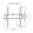 Gembird Držák TV WM-55T-02, 32"-55" (40kg), náklopný