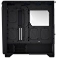 MSI skříň MPG GUNGNIR 300R AIRFLOW/ bez zdroje/ levé temperované sklo/ 4x 120 mm A-RGB fan/ 1x USB-C/ 2x USB3.2/ černá