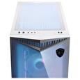 MSI skříň MPG GUNGNIR 300R AIRFLOW WHITE/ bez zdroje/ bílý/ levé temperované sklo/ 4x 120 mm A-RGB fan/ 1x USB-C/ 2x USB