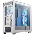 MSI skříň MPG GUNGNIR 300R AIRFLOW WHITE/ bez zdroje/ bílý/ levé temperované sklo/ 4x 120 mm A-RGB fan/ 1x USB-C/ 2x USB