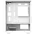 Zalman skříň M4 White / miniT / 4x 120mm ARBG fan / 2xUSB 3.0 / 1xUSB 2.0 / tvrzené sklo / bílá