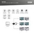 DIGITUS USB-C - 2x HDMI MST Video Hub DP 1.4, HDMI 2.0, 4K/60Hz