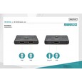 DIGITUS 8K HDMI přepínač, 2x1 černý