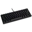 Endorfy herní klávesnice Thock Compact RD/ USB/ red sw. / drátová / mechanická / US layout / mini /černá RGB