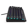 Endorfy herní klávesnice Thock 75% Red / RGB / red sw. / drátová / mechanická / US layout / zkrácená /černá