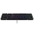 Endorfy herní klávesnice Thock Blue / USB / blue sw. / drátová / mech. / US / / PBT double-shot keycaps / černá RGB