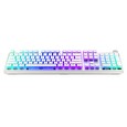Endorfy herní klávesnice Thock Wireless Red Onyx White Pudding / red sw. / bezdrátová / mech. / US layout / bílá RGB