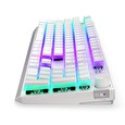 Endorfy herní klávesnice Thock Wireless Red Onyx White Pudding / red sw. / bezdrátová / mech. / US layout / bílá RGB