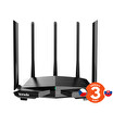 Tenda TX1 Pro AX1500 WiFi6 Router, 1x WAN, 3x LAN, IPv6, 5x 6dBi anténa, WPA3, MU-MIMO, CZ App
